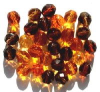 25 8mm Faceted Topaz Mix